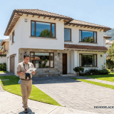 Avalúo de casa moderna en Ecuador por perito técnico de INMOVALUAR.